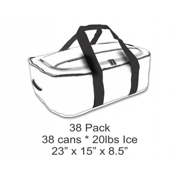 AO Coolers 38 Pack Stow-N-Go Cooler Black