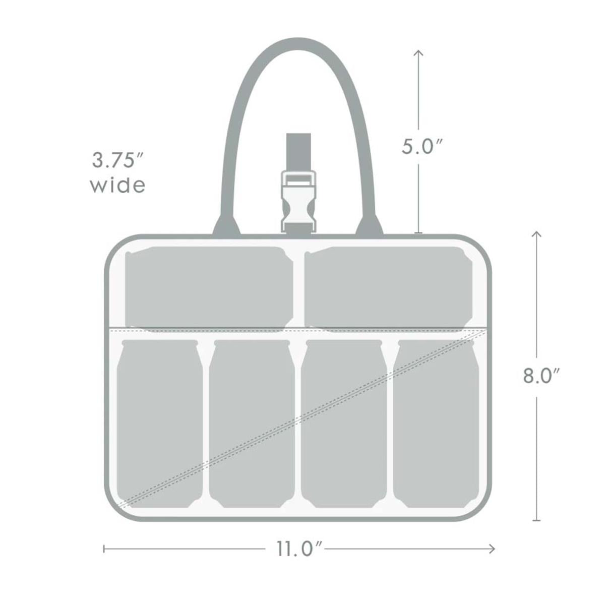 Corkcicle Baldwin Boxer Lunchbox - Rifle Paper Co. Mint Lively Floral