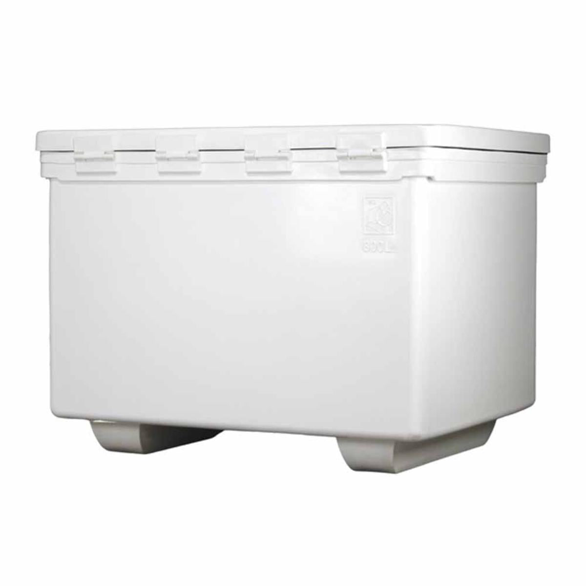 Icey-Tek 760 Quart Commercial, Rotomold Cooler/Box/Ice Chest With Runners - White