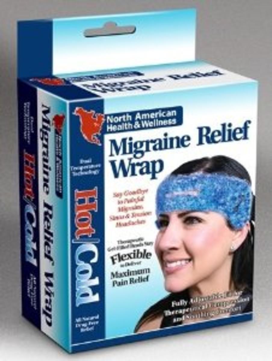 Jobar Gel Bead Migraine Relief Wrap