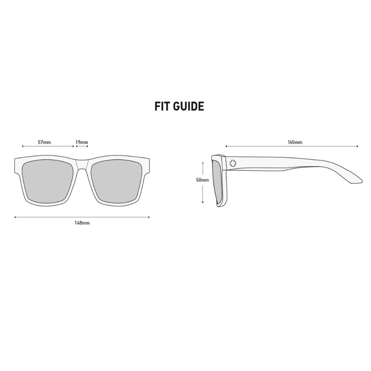 Spy Optic Haight 2 Soft Matte Black/Blue Fade - HD Plus Gray Green With Dark Blue Light Spectra Mirror