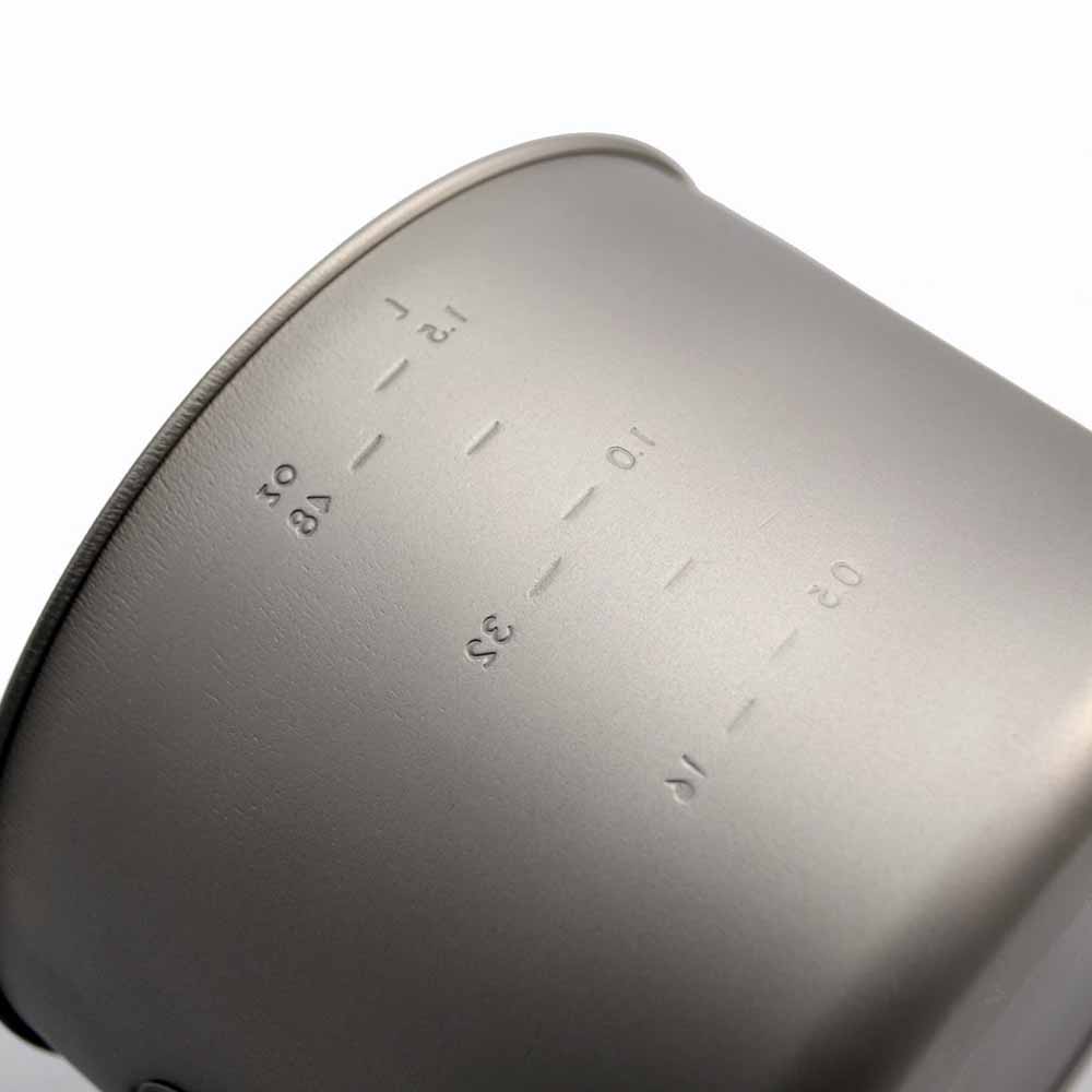 TOAKS Titanium 1600ml Pot With Bail Handle