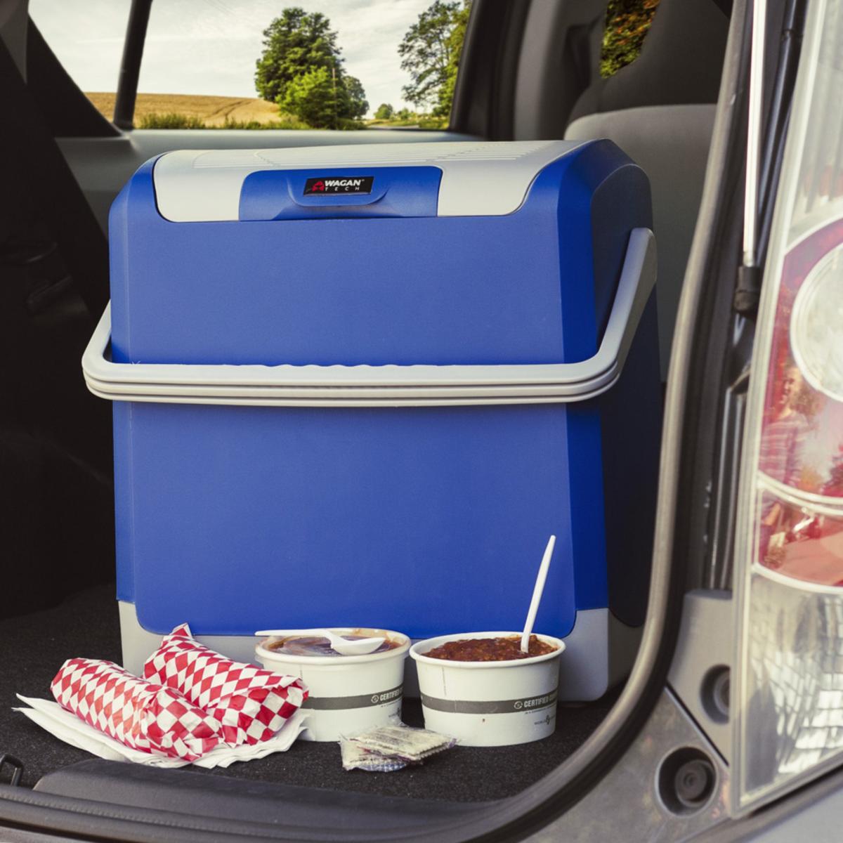 Wagan 12V Thermo-Electric 24L Cooler Personal Fridge/Warmer