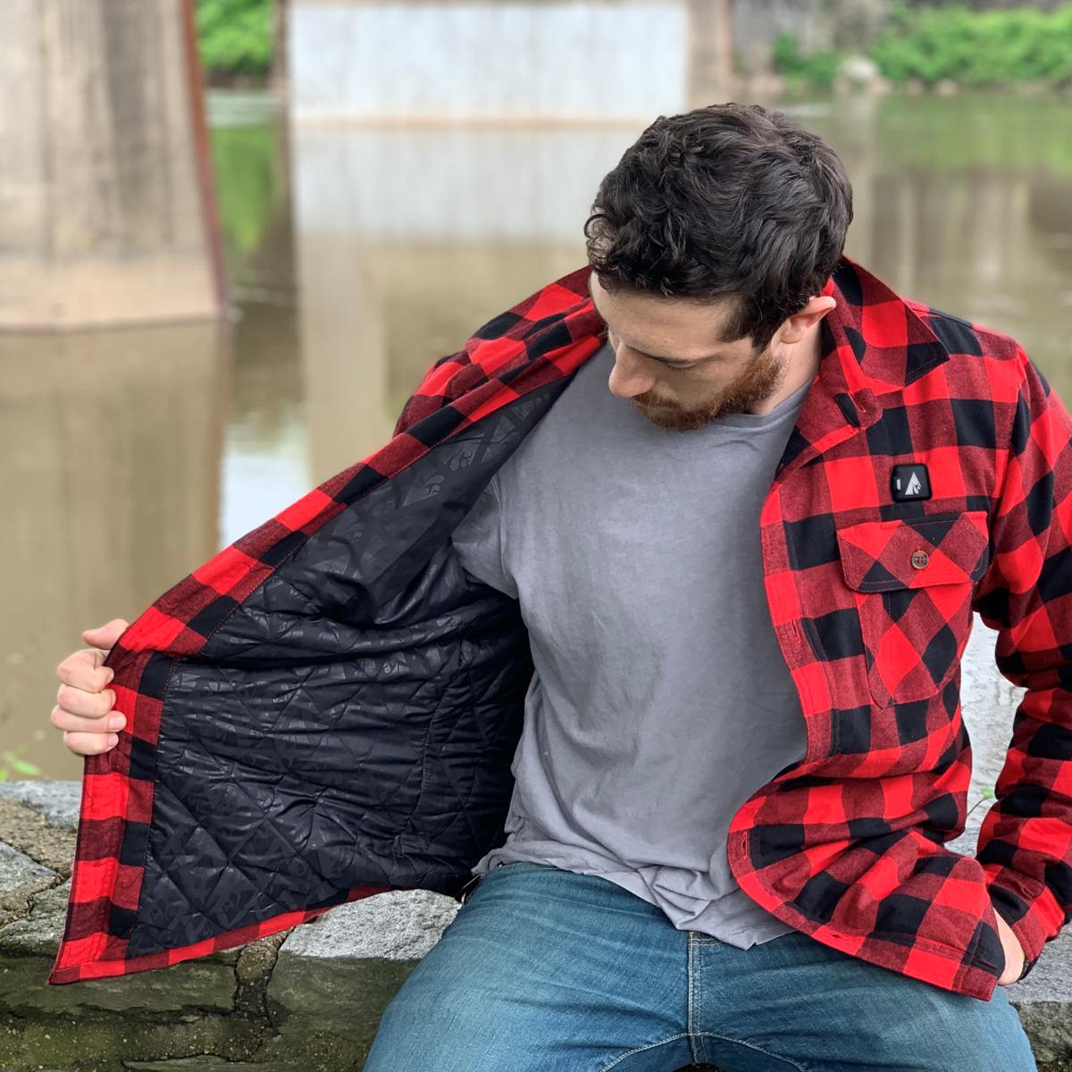  ActionHeat 5V Battery Heated Flannel Shirt