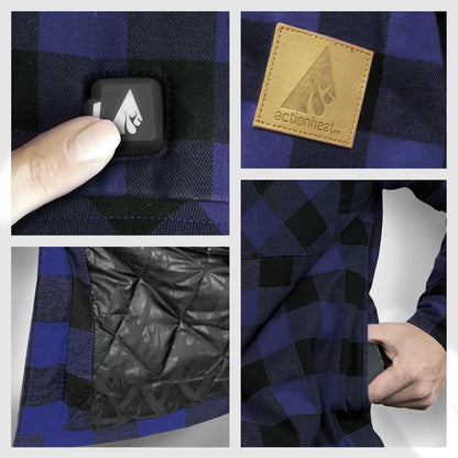  ActionHeat 5V Battery Heated Flannel Shirt