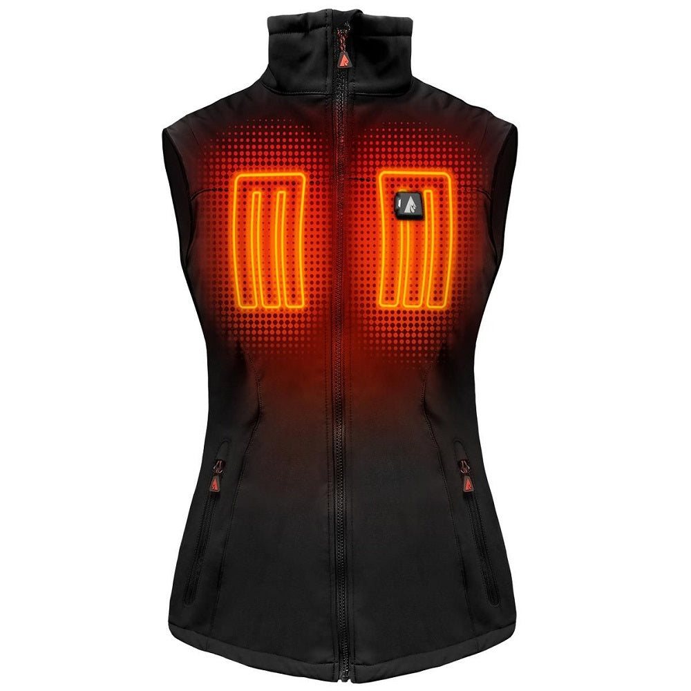  Open Box ActionHeat 5V Battery Heated Softshell Vest - Womens