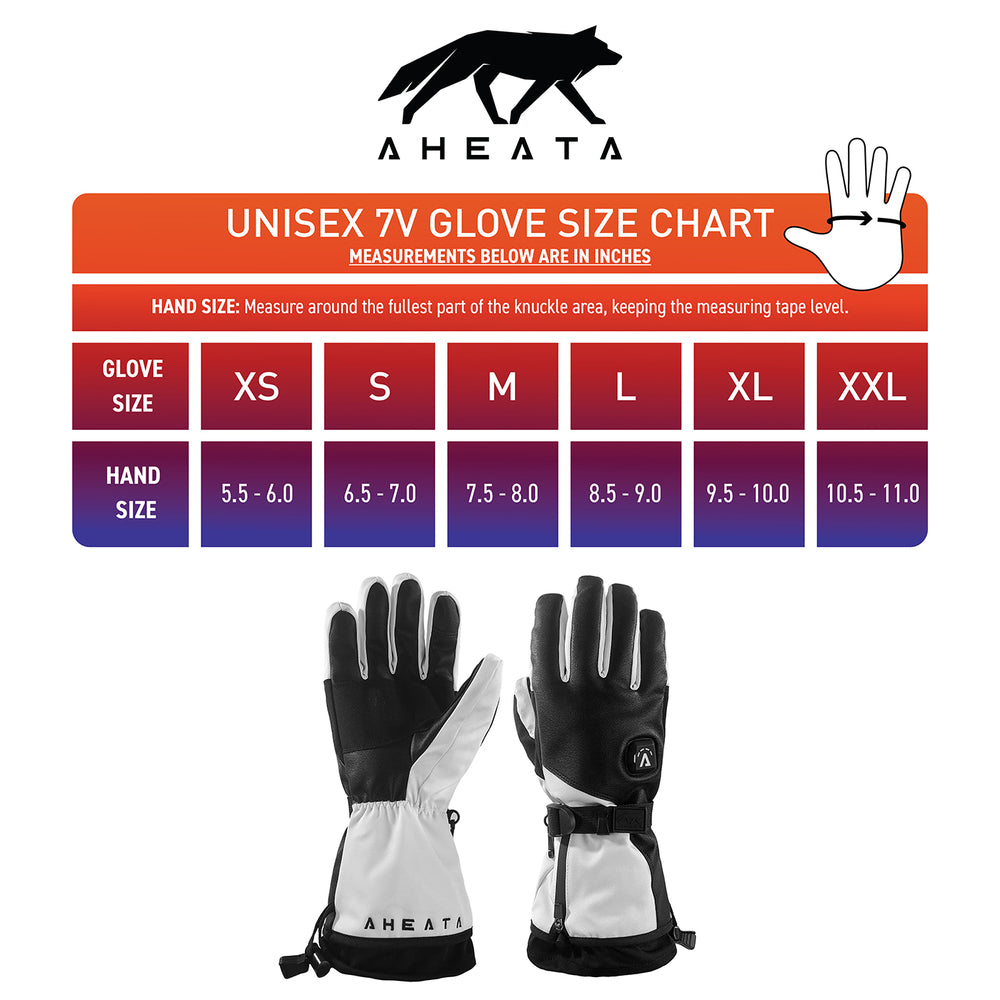  Aheata 7V Battery Heated Gloves - Unisex