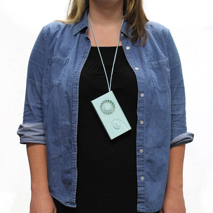 AlphaCool AA Battery Powered Necklace Fan