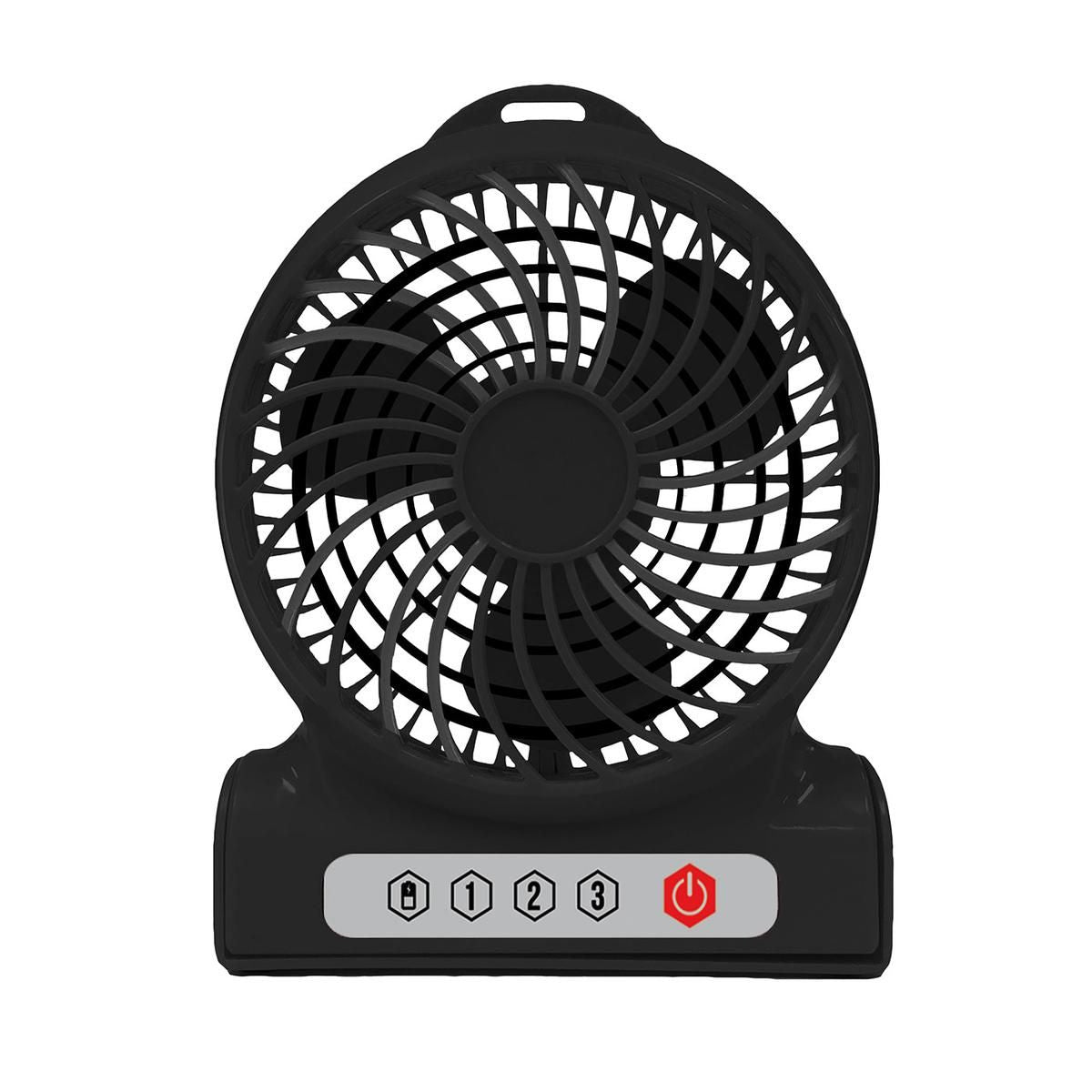  AlphaCool Rechargeable Battery Operated Fan - 4 Inch