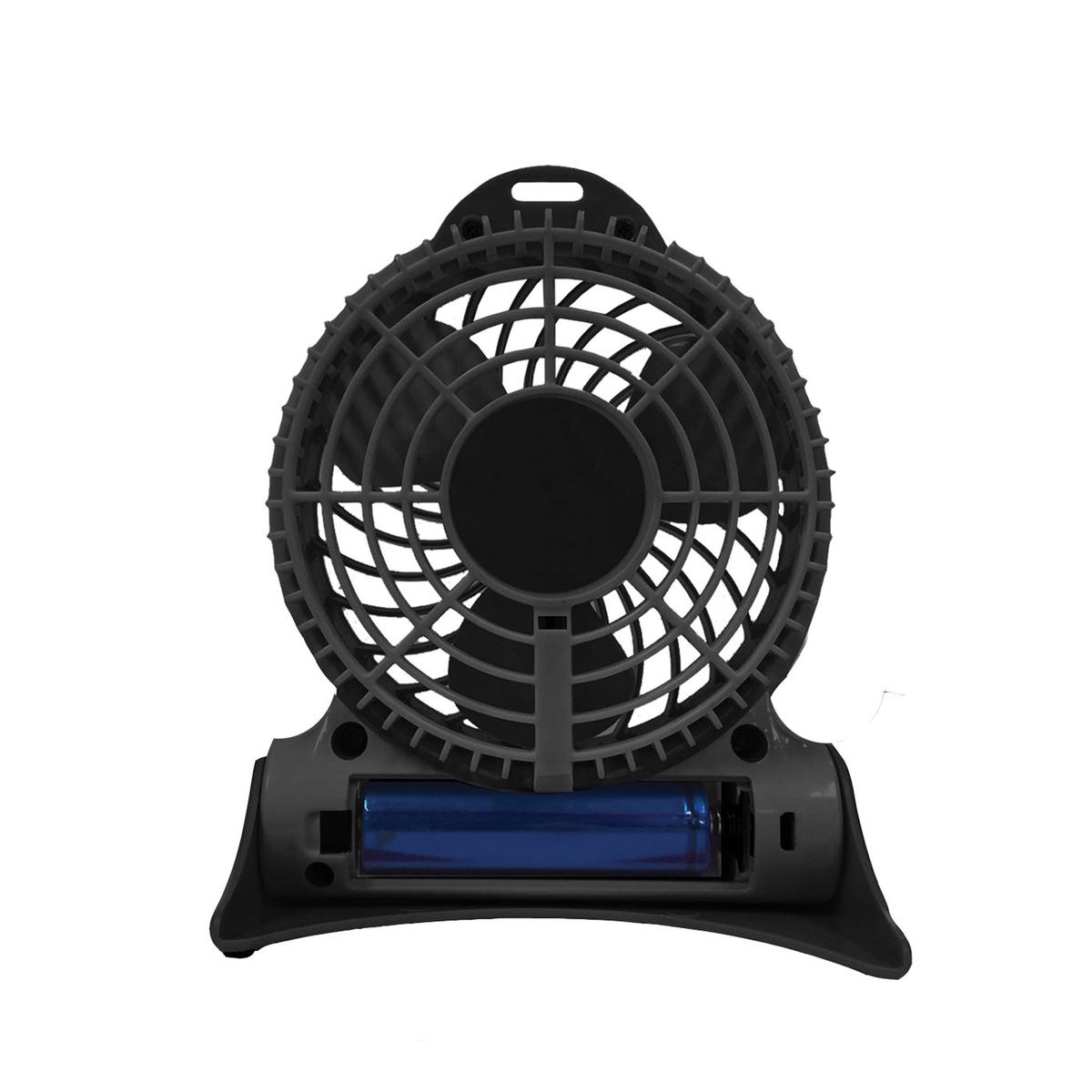  AlphaCool Rechargeable Battery Operated Fan - 4 Inch