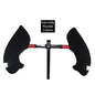  Bar Mitts Internally Routed Cables Road Pogie Handlebar Mittens Extreme - Large Black