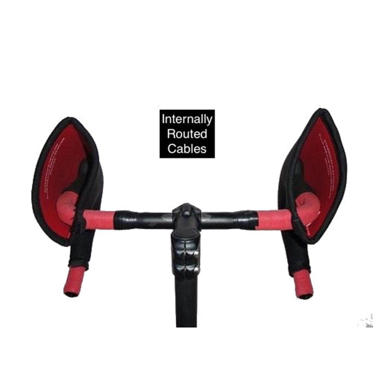  Bar Mitts Internally Routed Cables Road Pogie Handlebar Mittens Extreme - Large Black