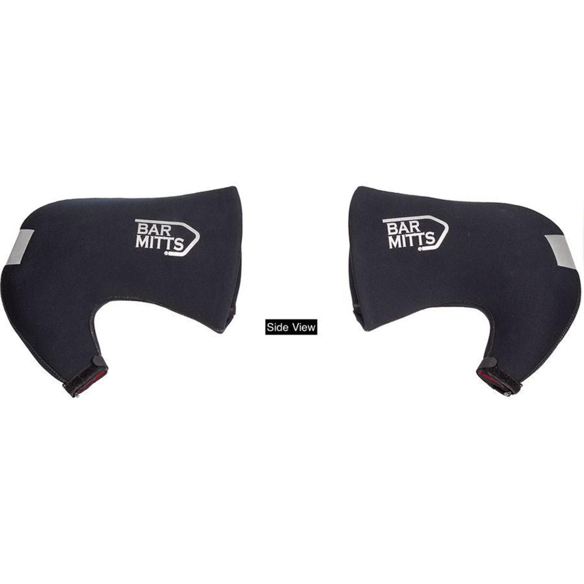 Bar Mitts Internally Routed Cables Road Pogie Handlebar Mittens Hydraulic Extreme - XL Black