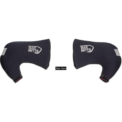  Bar Mitts Internally Routed Cables Road Pogie Handlebar Mittens Hydraulic - XL Black
