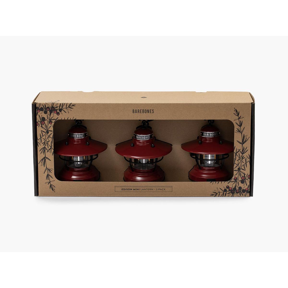  Barebones Edison Mini Lantern - Pack Of 3