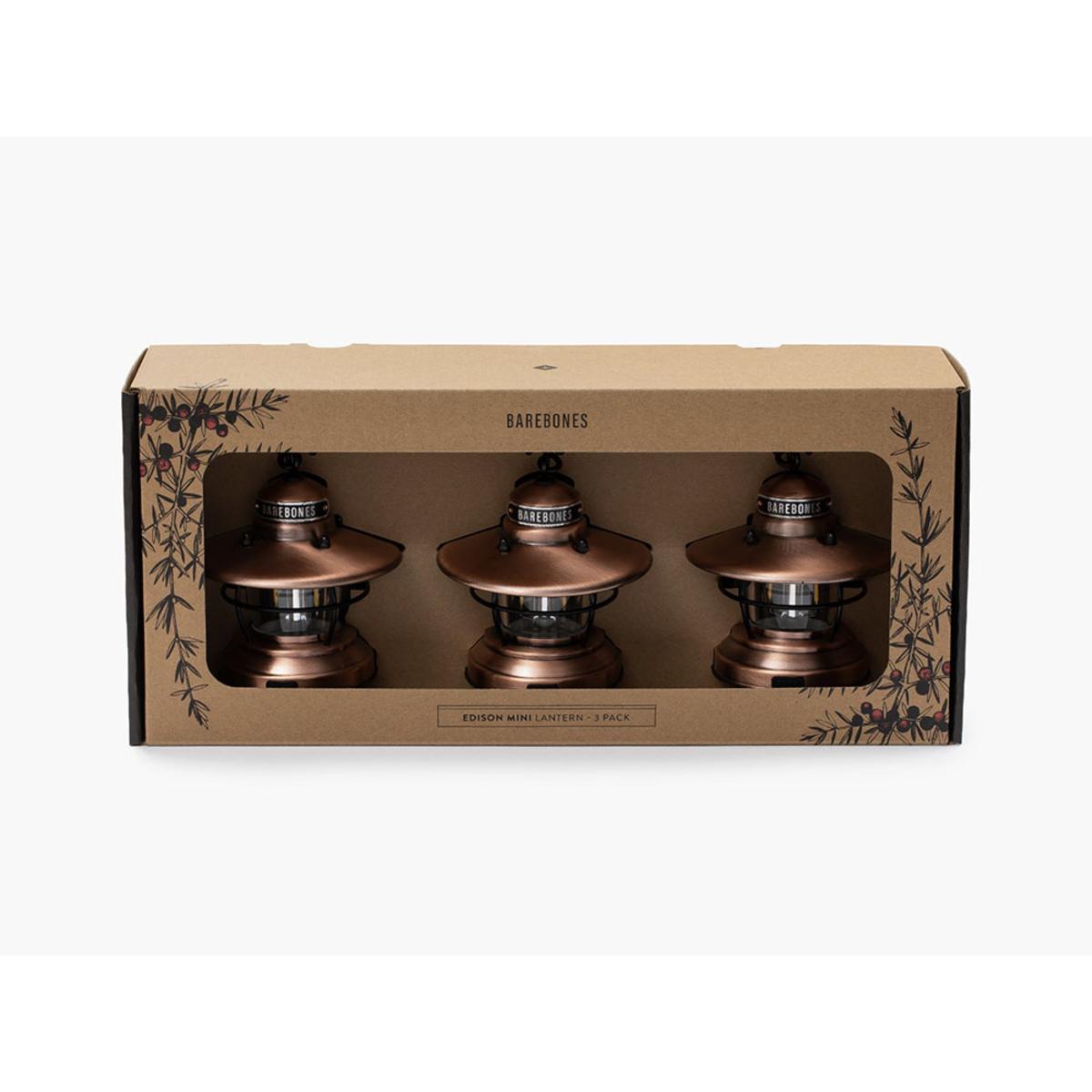  Barebones Edison Mini Lantern - Pack Of 3
