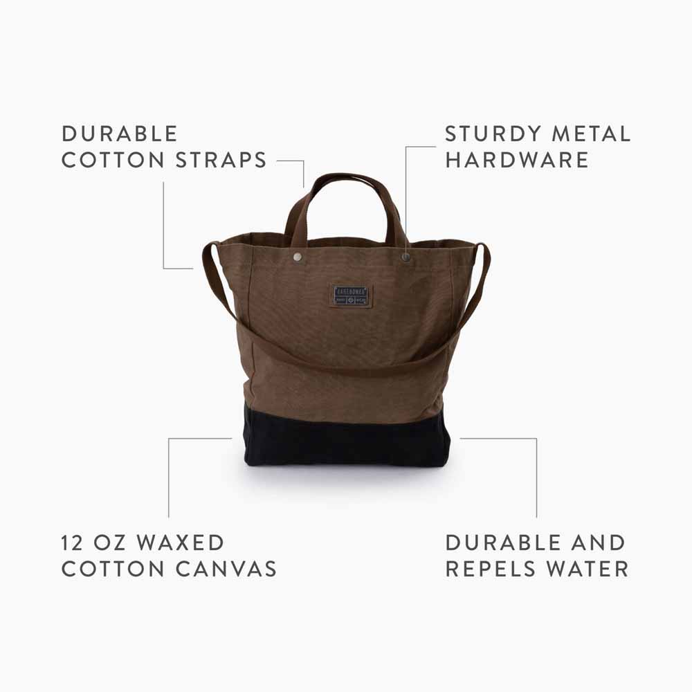  Barebones Neelum Oversized Tote Bag - Khaki