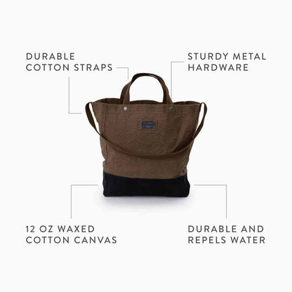  Barebones Neelum Oversized Tote Bag - Khaki