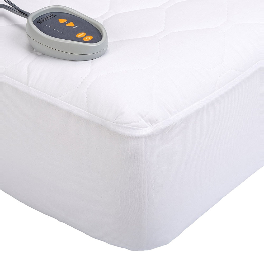  Beautyrest 200TC Heated Mattress Pad Twin