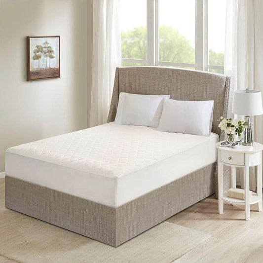  Beautyrest Cotton Deep Pocket Heated Mattress Pad With 20 Heat Settings - King / Cal King