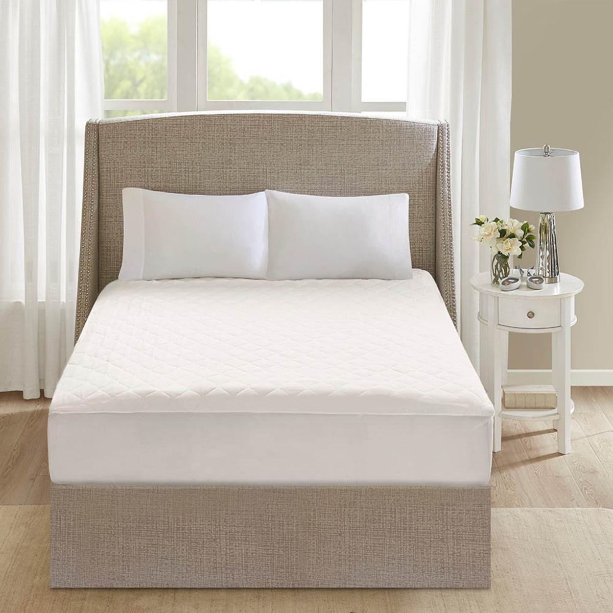  Beautyrest Cotton Deep Pocket Heated Mattress Pad With 20 Heat Settings - King / Cal King