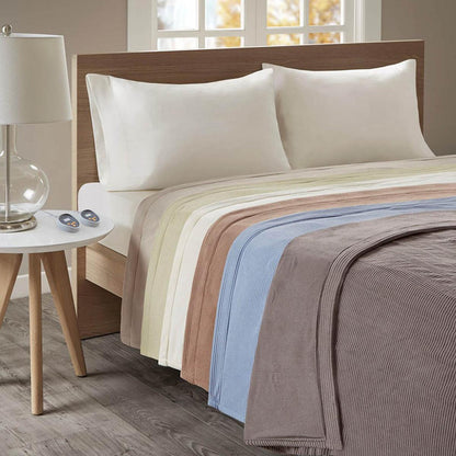  Beautyrest Electric Micro Fleece Heated Blanket - King