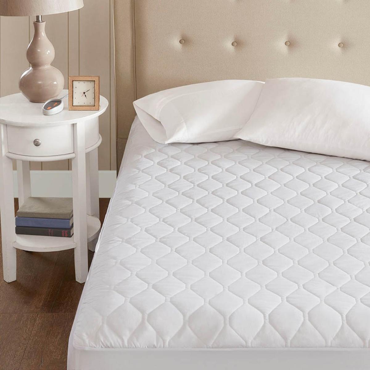  Beautyrest Heated Microfiber Mattress Pad With 3M Scotchgard - Twin / Twin XL