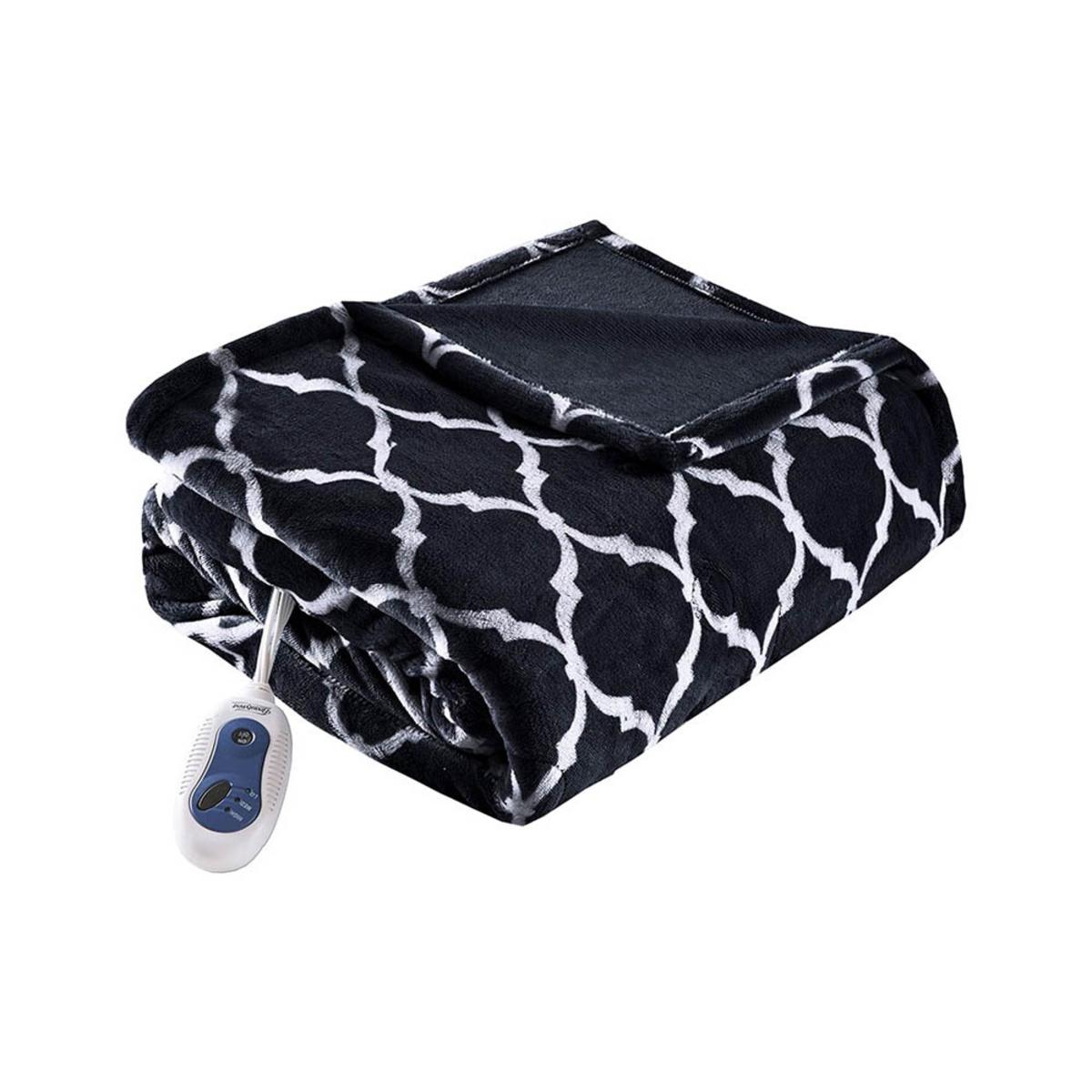  Beautyrest Heated Ogee Printed Throw - 60inW X 70inL