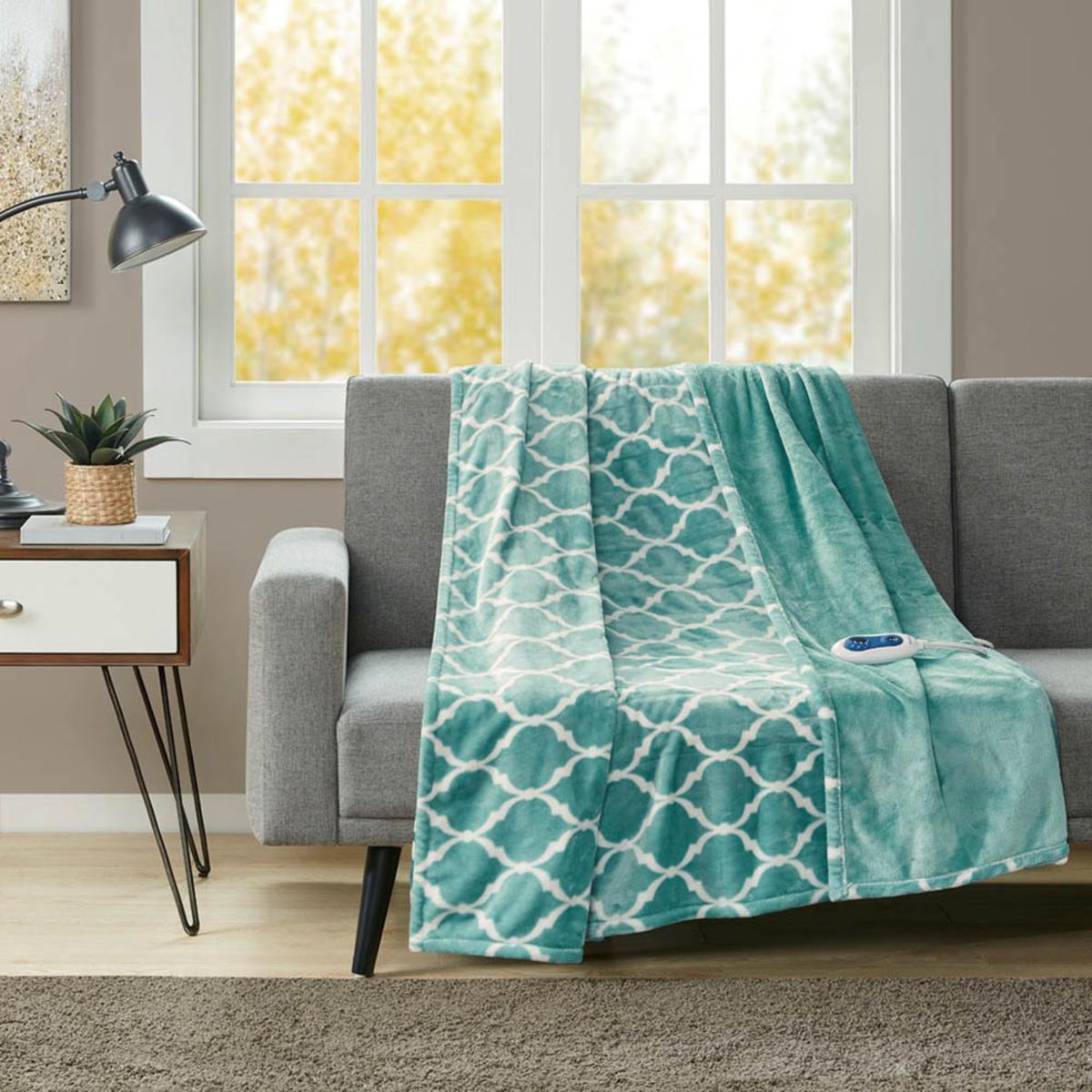  Beautyrest Heated Ogee Throw - 60inW X 70inL