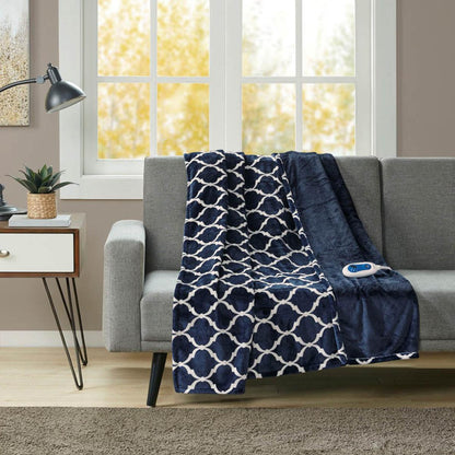  Beautyrest Heated Ogee Throw - 60inW X 70inL