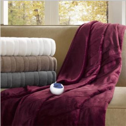  Beautyrest Heated Plush Throw