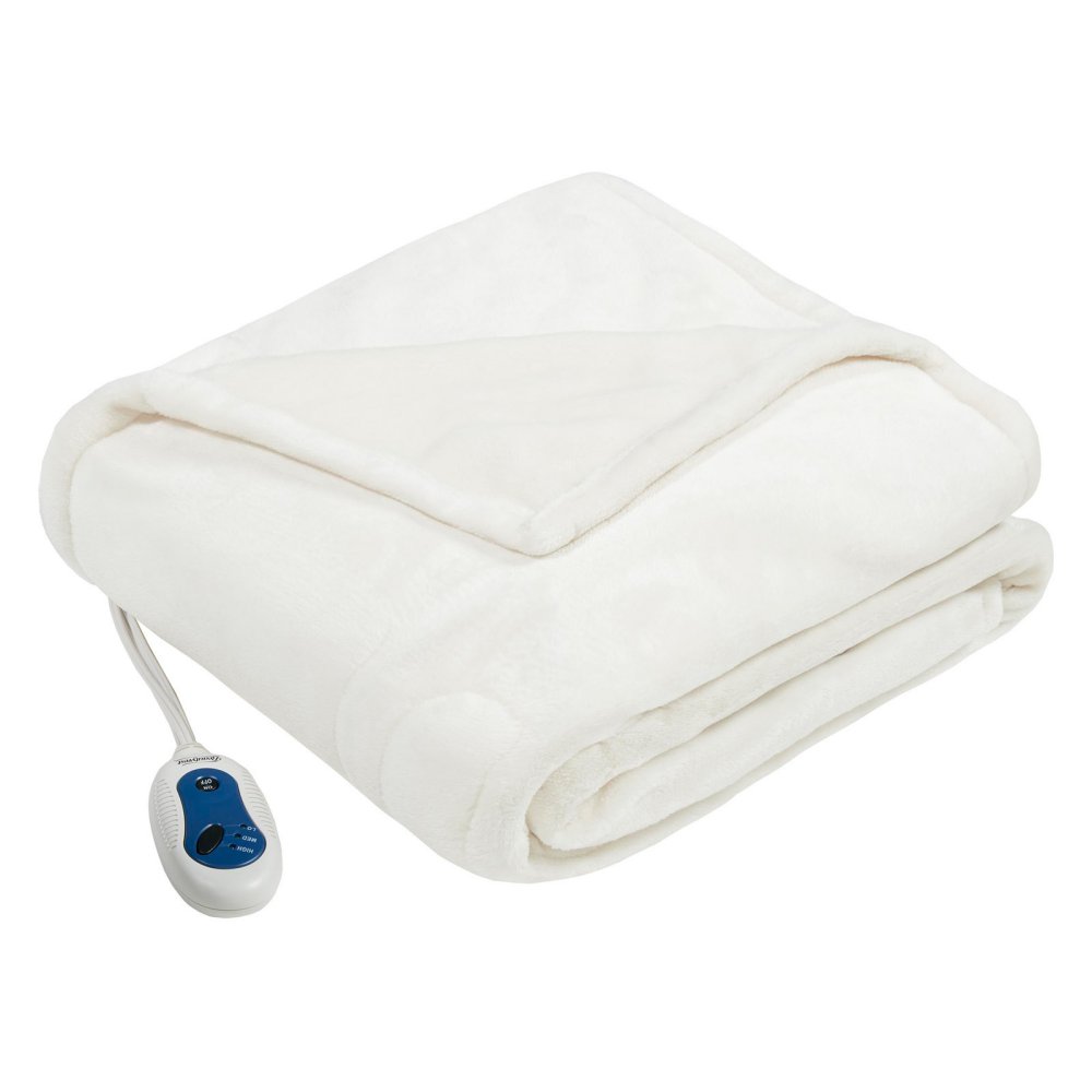  Beautyrest Heated Plush Throw