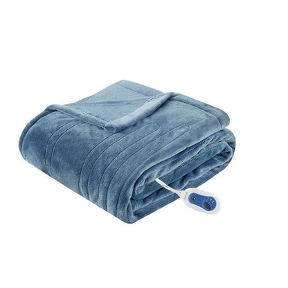  Beautyrest Heated Plush Throw - 60inW X 70inL