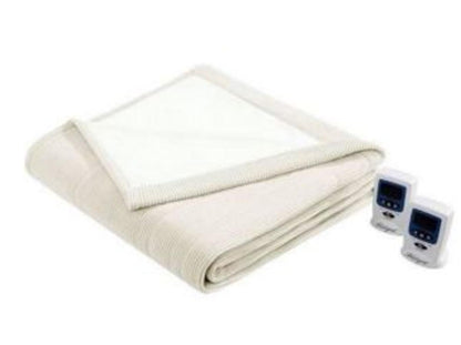  Beautyrest Electric Micro Fleece Heated Blanket - Twin