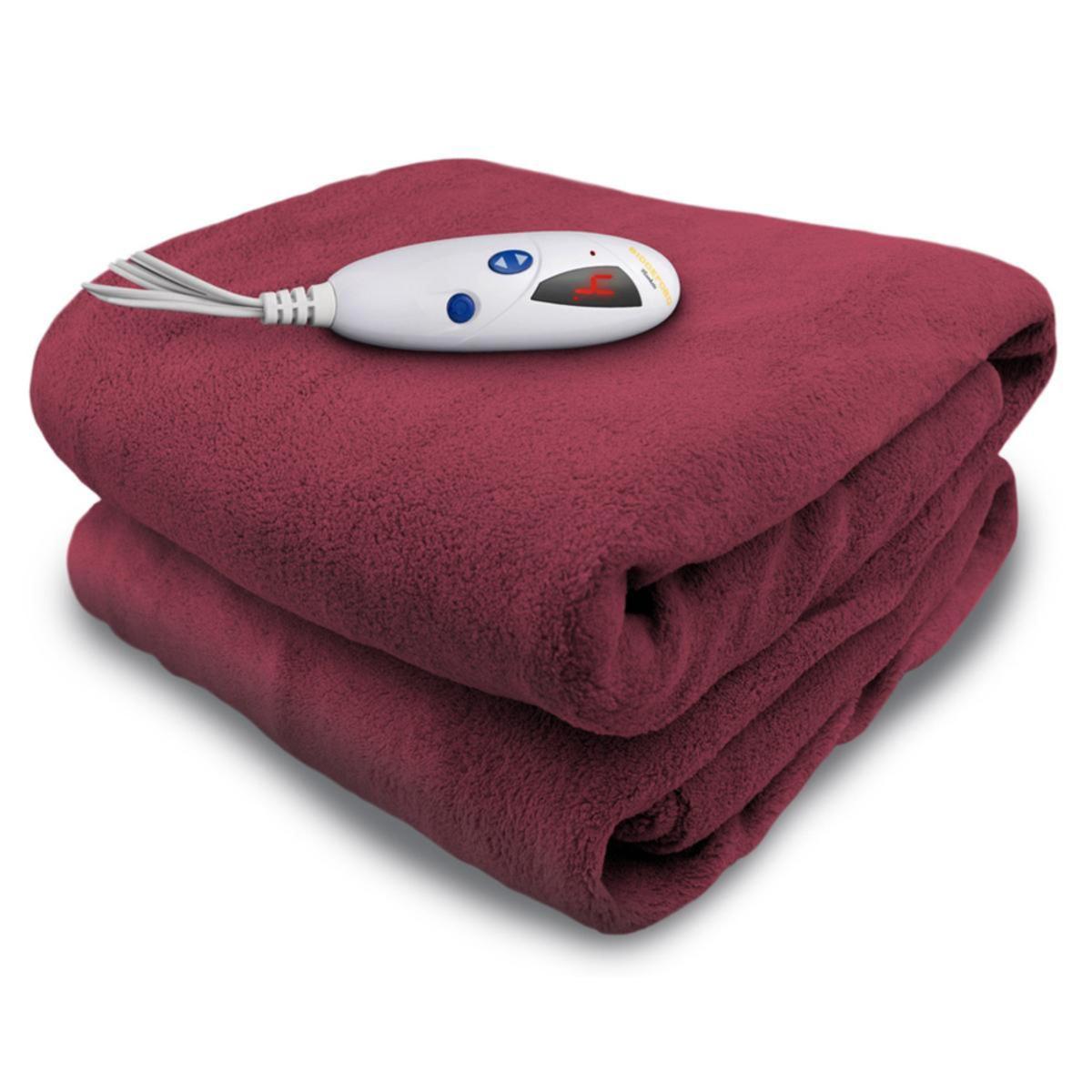  Biddeford Blankets Micro Plush Electric Heated Throw With Digital Controller