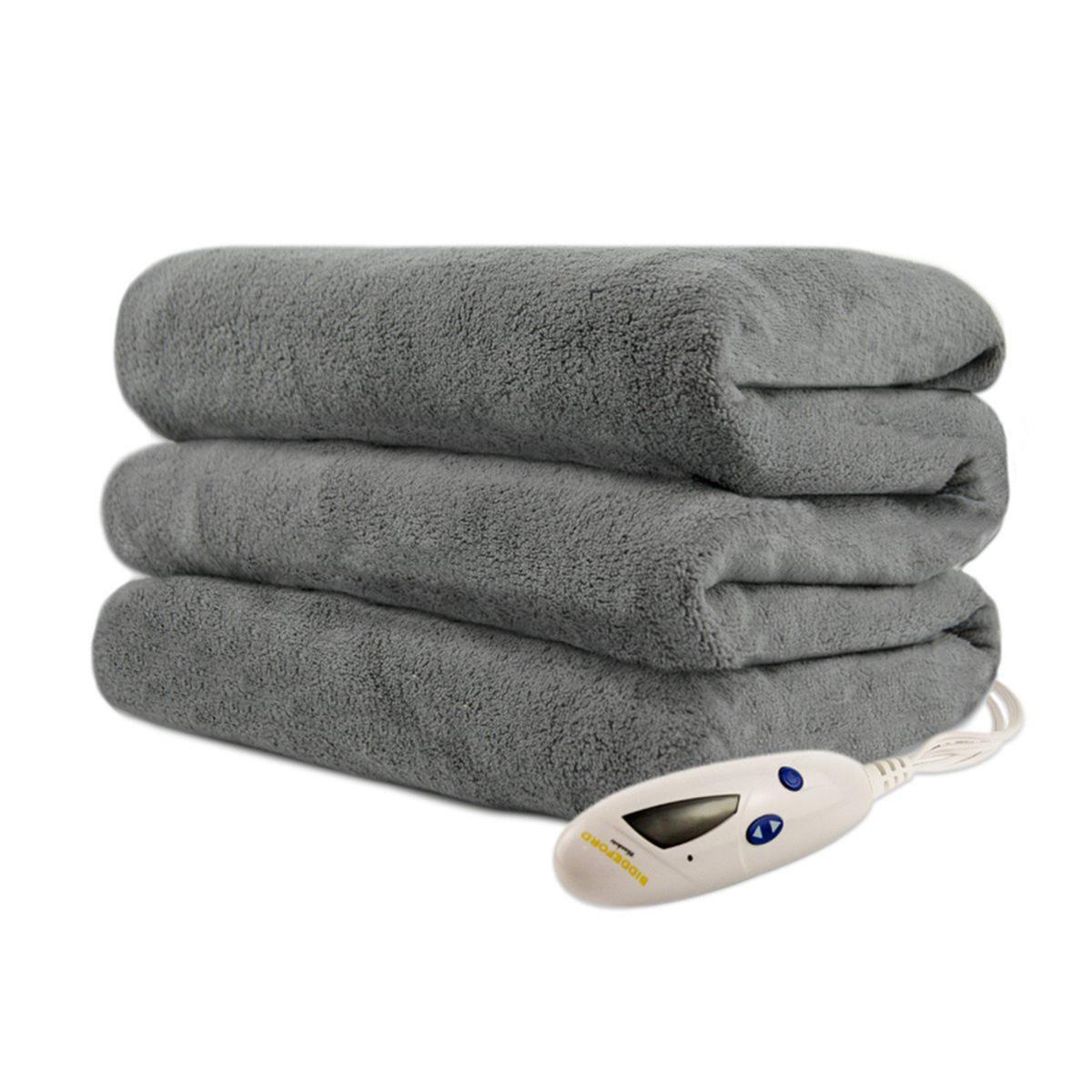  Biddeford Blankets Micro Plush Electric Heated Throw With Digital Controller