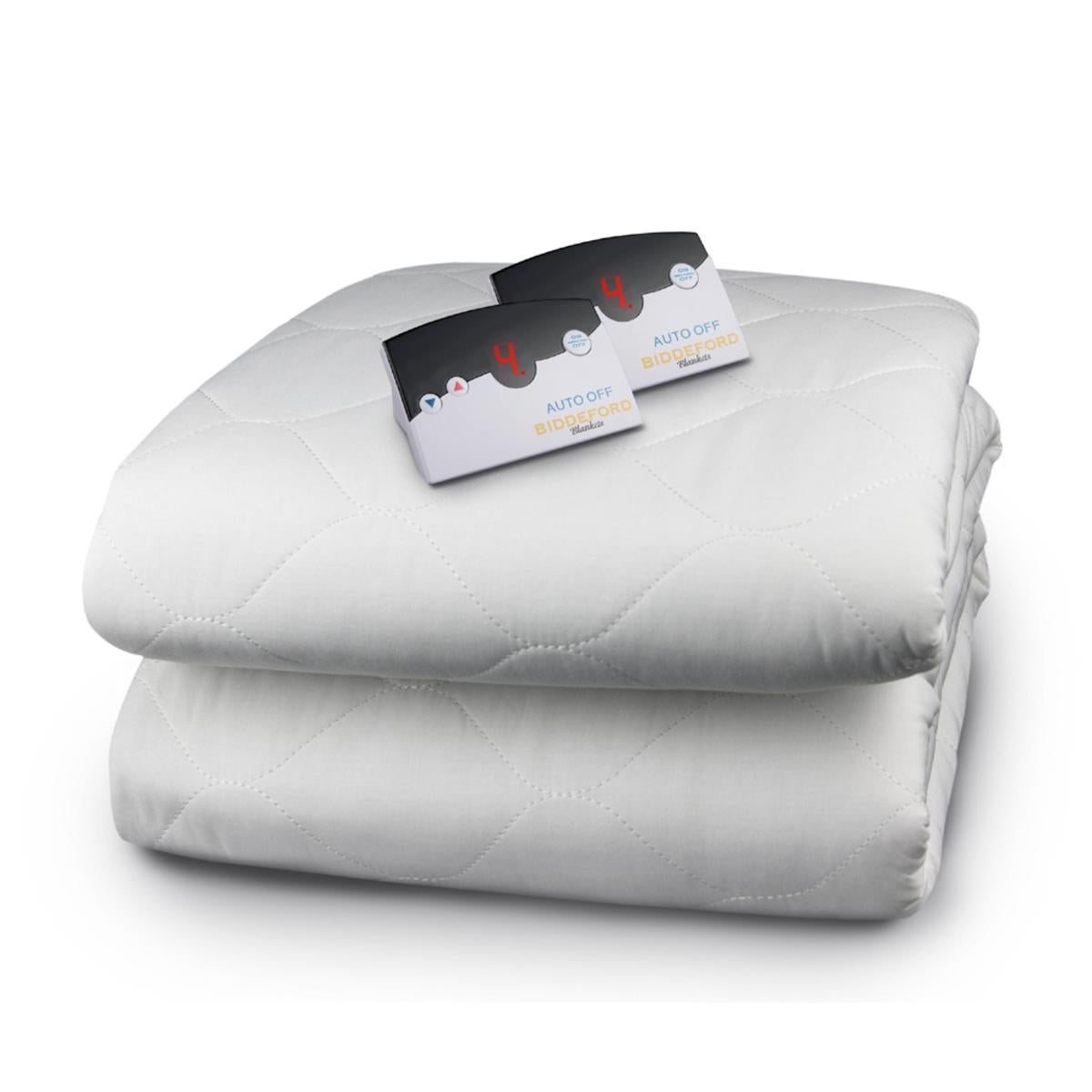  Biddeford Blankets Quilted Electric Heated Mattress Pad - King
