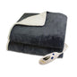  Biddeford Blankets Velour 2-Tone/Sherpa Electric Heated Throw With Digital Controller