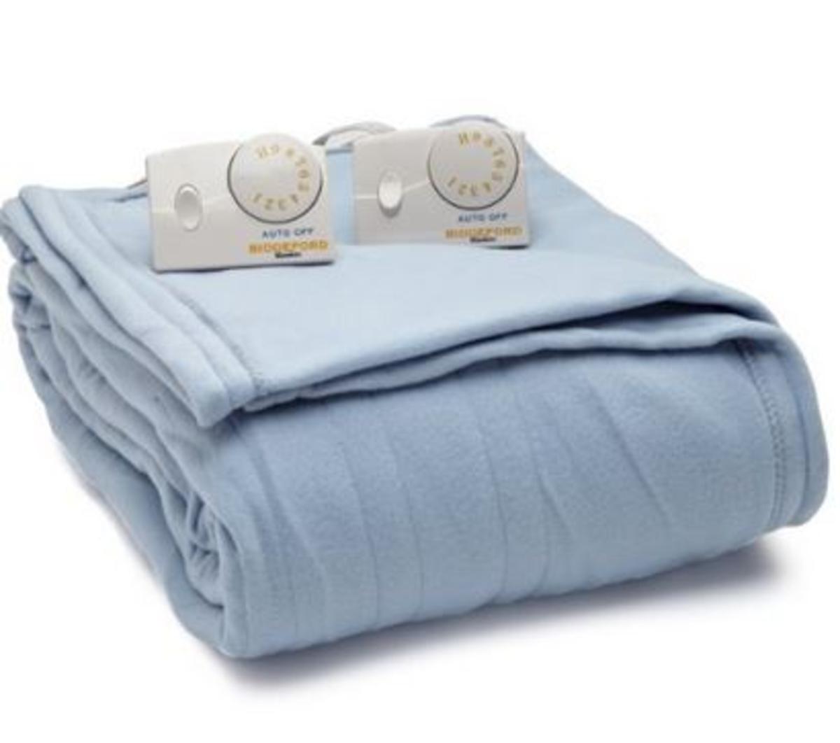  Biddeford Comfort Knit Fleece Heated Blanket - Queen