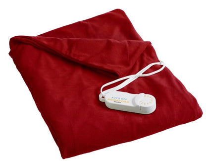  Biddeford Heated Throw With Analog Control - Brick