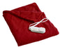  Biddeford Heated Throw With Analog Control - Brick