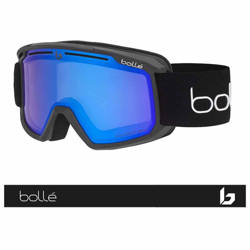  Bolle Maddox Goggle Black Corp Matte - Phantom+ Blue Semi-polarized Photochromic