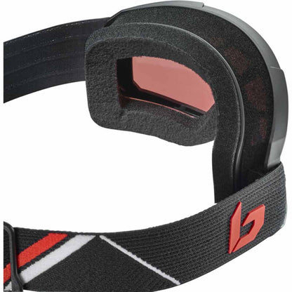  Bolle Maddox Goggle Black Matte - Vermillon Gun