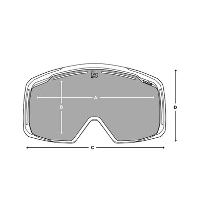  Bolle Maddox Goggle Black Matte - Vermillon Gun