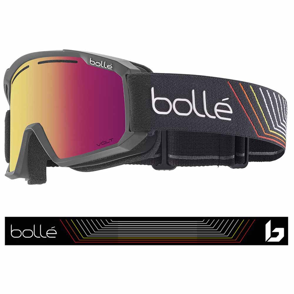  Bolle Maddox Goggle Black Matte - Volt Ruby