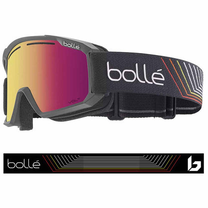  Bolle Maddox Goggle Black Matte - Volt Ruby