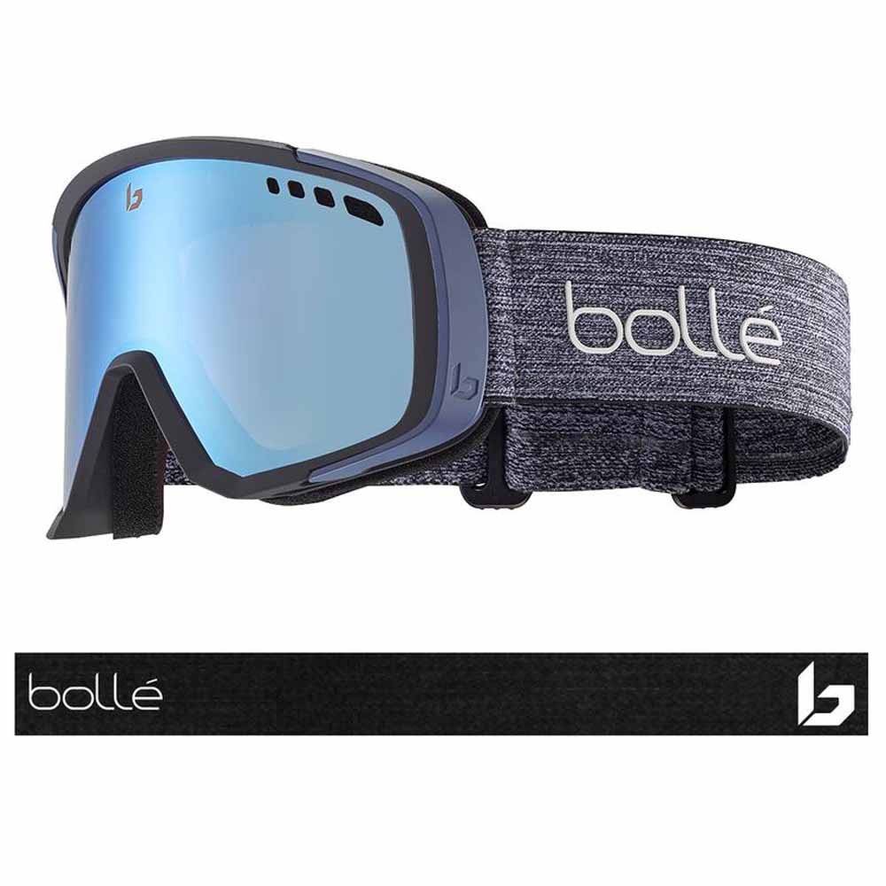  Bolle Mammoth Goggle Black Denim Matte - Volt Ice Blue