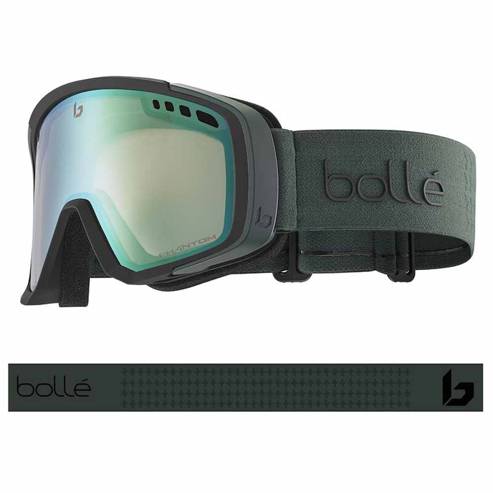  Bolle Mammoth Goggle Black Forest Matte - Phantom Green Emerald Photochromic