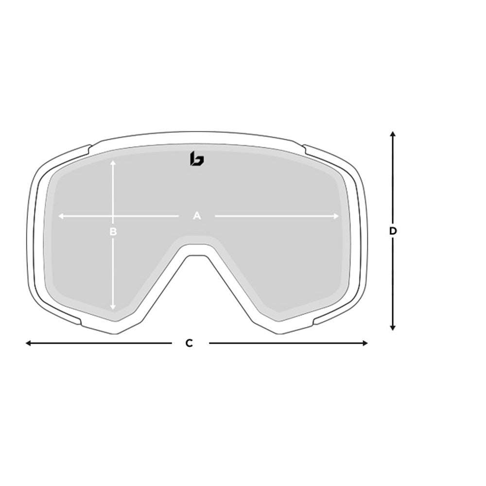  Bolle Mammoth Goggle Black Red Matte - Vermillon Gun