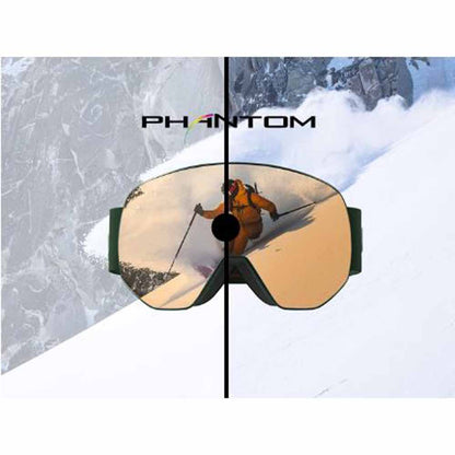  Bolle Mammoth Goggle Black Red Matte - Vermillon Gun